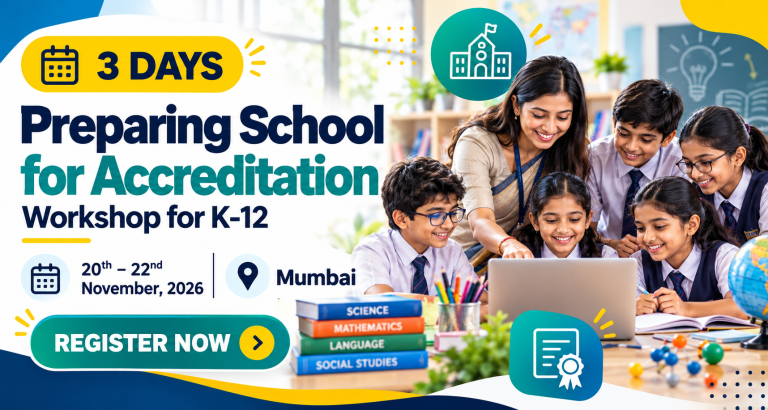 NABET, QCI offline 3 day workshop on Preparing School for Accreditation in Mumbai