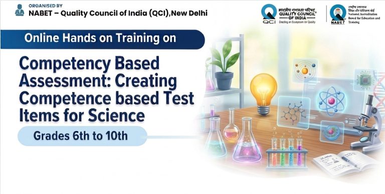 Online Hands on Training on Competency Based Assessment: Creating Competence based Test Items for Science- (grades 6th to 10th)