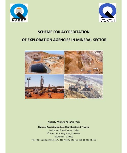 Cover page of Scheme For Exploration Agency For Mineral Sector